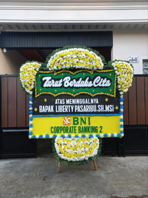 Papan Bunga Duka di Wanareja