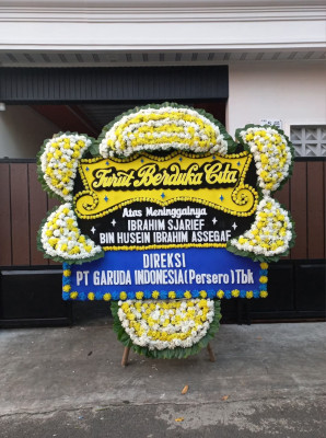 Papan Bunga Duka di Wanareja