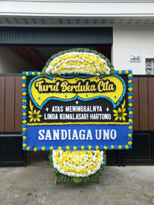 Papan Bunga Duka di Wanareja