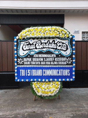Papan Bunga Duka di Wanareja
